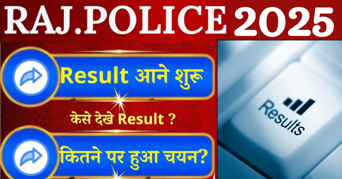 Rajasthan Police Constable Result 2025