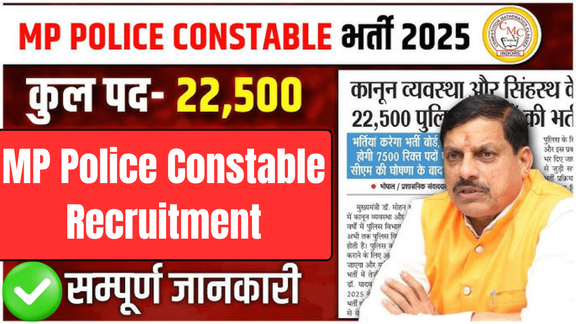 MP Police Constable Recruitment 2025