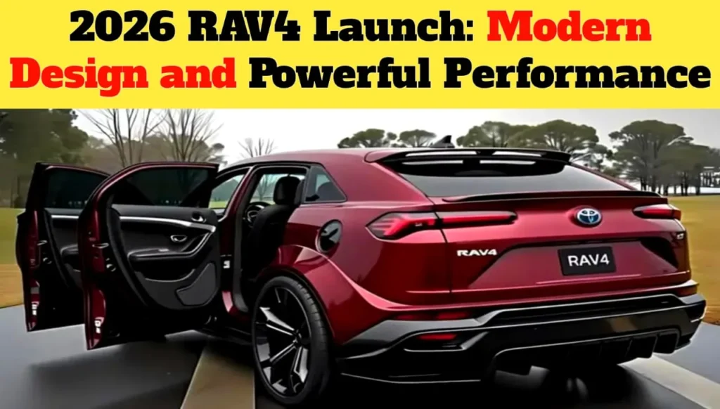 2026 RAV4 Launch: Modern Design and Powerful Performance