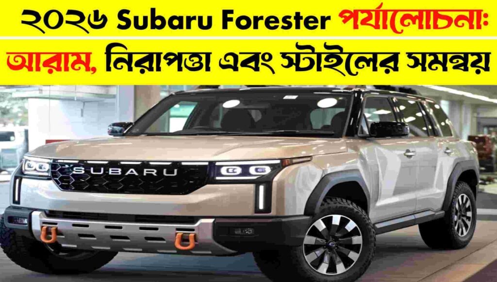 2026 Subaru Forester Review: Comfort, Safety, and Style Combined